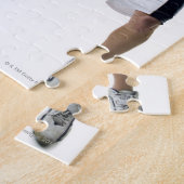 Puzzle Deux jeunes hommes en lacrosse (Côté)