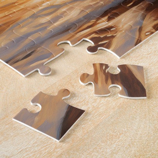 Puzzle Deux Labradors sur la plage (Côté)