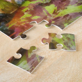 Puzzle Deux Lotus d'eau violet (Côté)