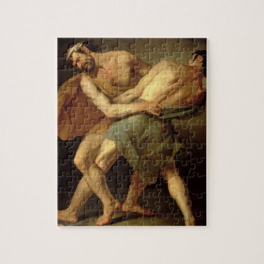Puzzle Deux lutteurs (Vertical)