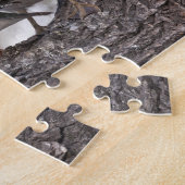 Puzzle Deux mâles en lice pour un canard mandarin femelle (Côté)