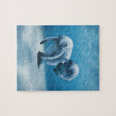 Puzzle Deux Manatts Nager (Horizontal)