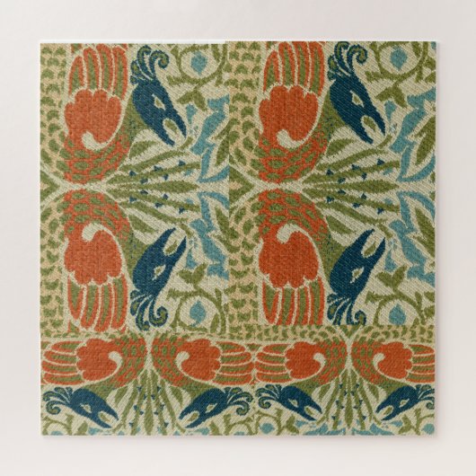 Puzzle Deux oiseaux William Morris (Horizontal)
