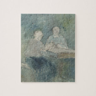 Puzzle Deux paysans au Tableau, c.1874 (la semaine sur le