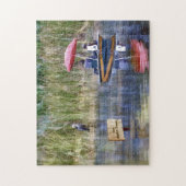 Puzzle Deux pêcheurs au lac (Vertical)