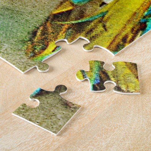 Puzzle Deux perroquets Oiseaux colorés Peinture d'aquarel (Côté)