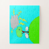 Puzzle Deux petits moutons sous un nuage (Vertical)