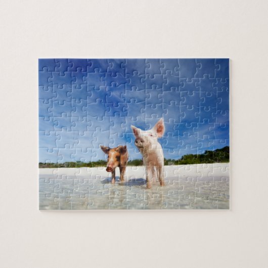 Puzzle Deux petits porcelets (Horizontal)