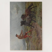 Puzzle Deux Ponies Shetland dans les Highlands d'Écosse (Vertical)
