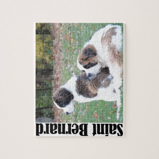 Puzzle Deux Saint Bernards (Vertical)
