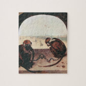 Puzzle Deux singes par Pieter Bruegel (Vertical)