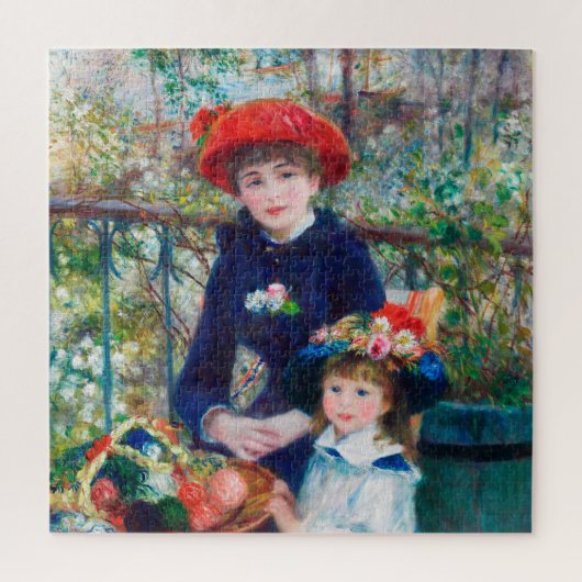 Puzzle Deux Soeurs (En Terrasse) Pierre Auguste Renoir (Vertical)