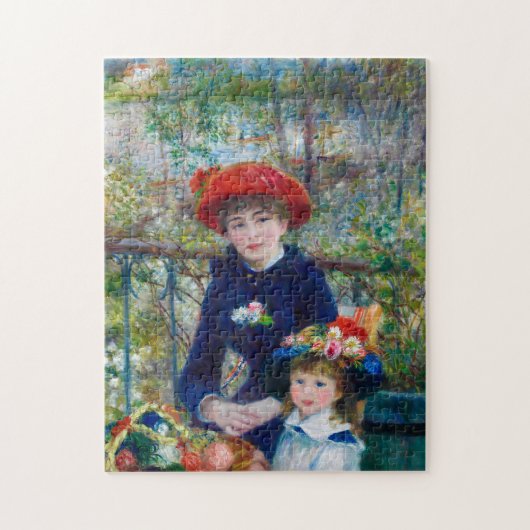 Puzzle Deux Soeurs, Sur la terrasse de Renoir (Vertical)