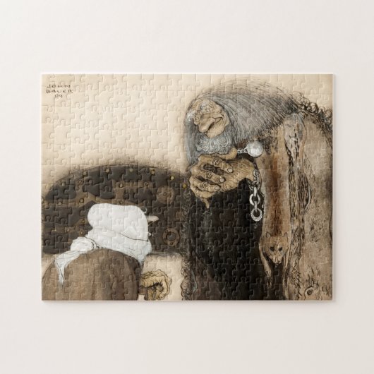 Puzzle Deux trolls, 1909 par John Bauer (Horizontal)