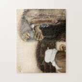Puzzle Deux trolls, 1909 par John Bauer (Vertical)
