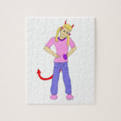 Puzzle devil girl (Vertical)