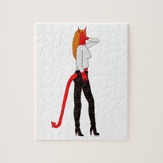 Puzzle devil girl     (Vertical)