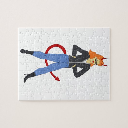 Puzzle devil girl   (Horizontal)