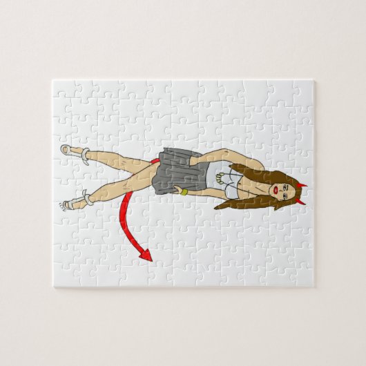 Puzzle devil girl (Horizontal)
