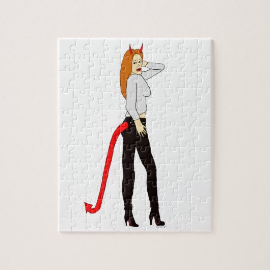 Puzzle devil girl     (Vertical)