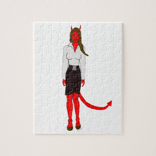 Puzzle devil girl    (Vertical)