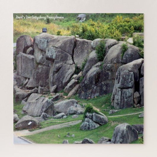 Puzzle Devil's Den Gettysburg Pennsylvanie (Vertical)