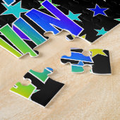 Puzzle "DEVIN" Prénom, Amusant "HEUREUX ANNIVERSAIRE" (Côté)