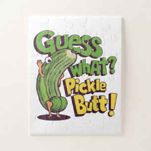 Puzzle Devinez quoi_ Pickle Butt! Drôle concombre