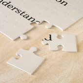 Puzzle Devis de livre personnalisable Jane Austen (Côté)