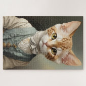 Puzzle Devon Rex Cat (Horizontal)