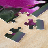 Puzzle Dew Kissed Pink Foxgloves Blooms (Côté)