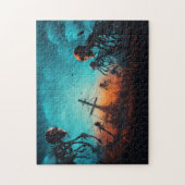 Puzzle d'Halloween éffrayant (Vertical)