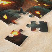 Puzzle d'Halloween éffrayant (Côté)