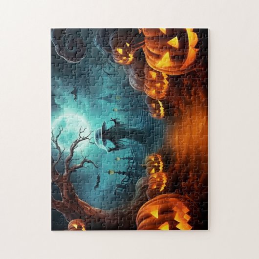 Puzzle d'Halloween éffrayant (Vertical)