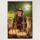 Puzzle d'Halloween Labrador (Vertical)