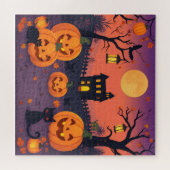 Puzzle d'Halloween lunaire (Horizontal)