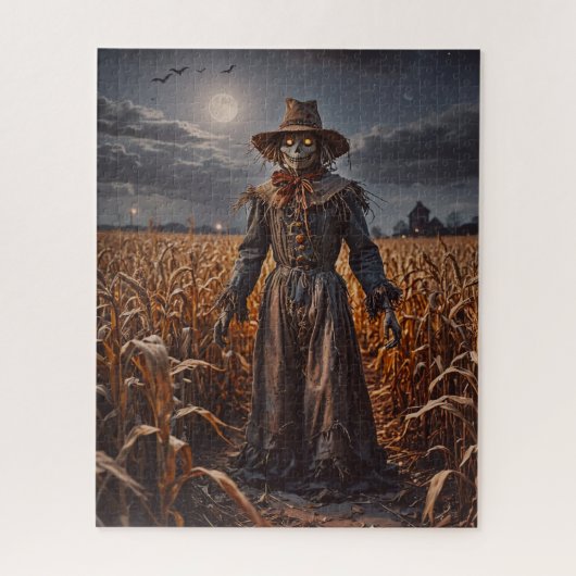 Puzzle d'Halloween Scarecrow (Vertical)