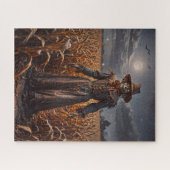Puzzle d'Halloween Scarecrow (Horizontal)