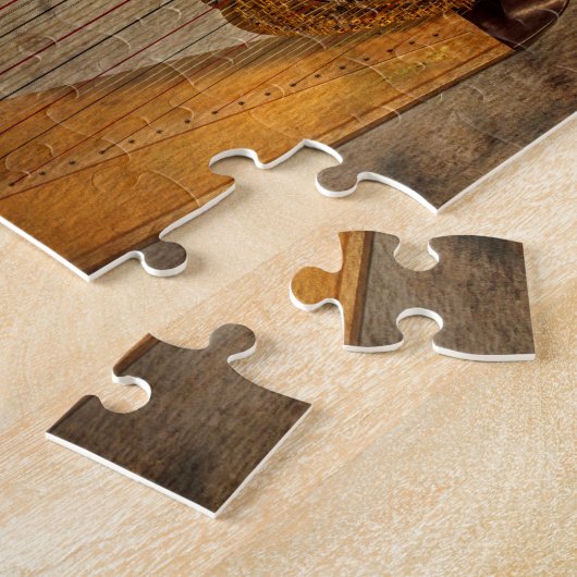 Puzzle d'harpe (Côté)