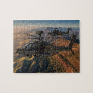 Puzzle d'hélicoptère Apache