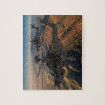 Puzzle d'hélicoptère Apache