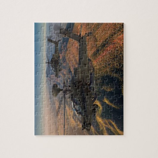 Puzzle d'hélicoptère Apache (Vertical)