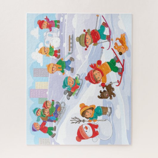 Puzzle d'hiver (Vertical)
