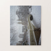 Puzzle d'hiver de Central Park - pont d'arc (Vertical)