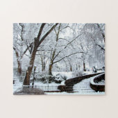 Puzzle d'hiver de ville (Horizontal)