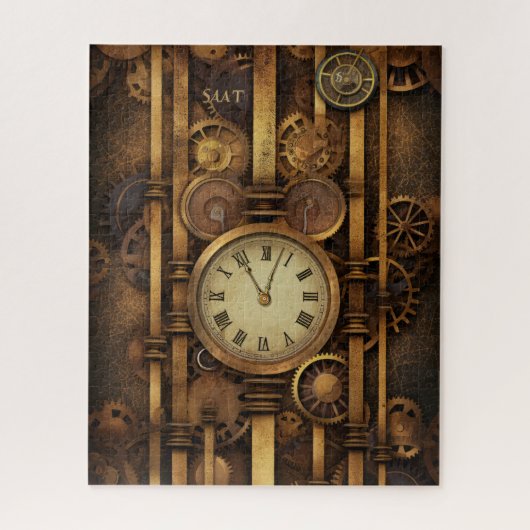 Puzzle d'horloge Steampunk (Vertical)