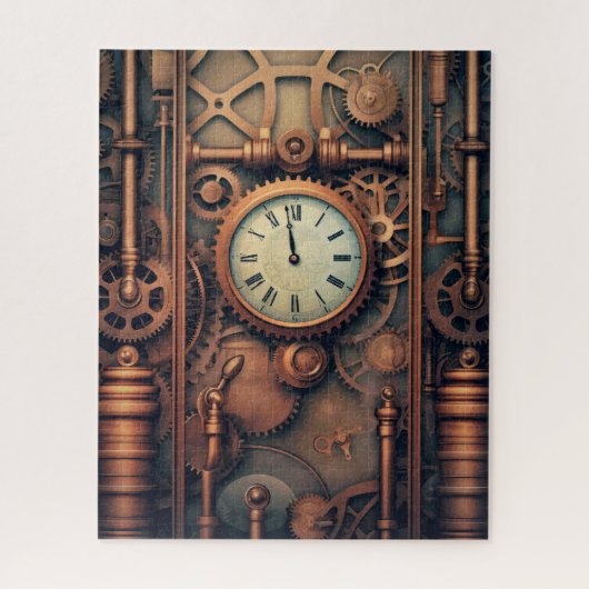 Puzzle d'horloge Steampunk (Vertical)