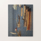 Puzzle Dhow sur un lac en Tanzanie (Vertical)
