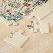 Puzzle Diagramme botanique du jardin Fleur sauvage Fleurs (Côté)