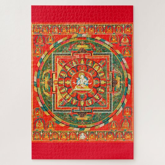 Puzzle Diagramme cosmique de Mandala pour la méditation (Vertical)